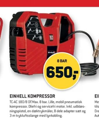 XL-BYG Einhell kompressor tilbud