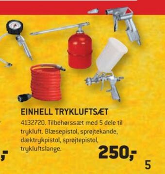 XL-BYG Einhell trykluftværktøj tilbud
