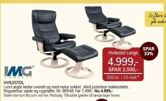 Daells Bolighus Hvilestol tilbud