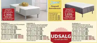 Daells Bolighus Zleepwell-2, 3 el. 5 boksmadras el. topmadras tilbud