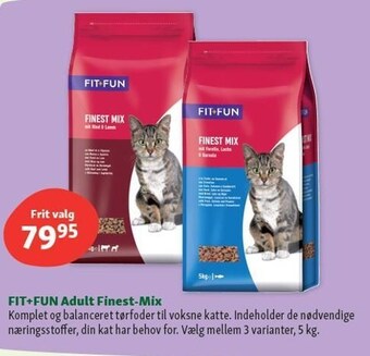 Maxi Zoo Fit+fun adult finest-mix tilbud