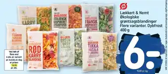 REMA 1000 Lækkert & nemt øko grøntsagsblandinger tilbud