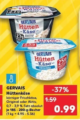 Kaufland Gervais Hüttenkäse tilbud