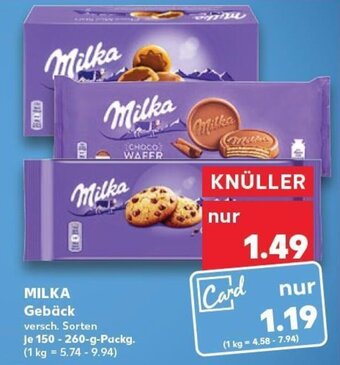 Kaufland Milka Gebäck tilbud