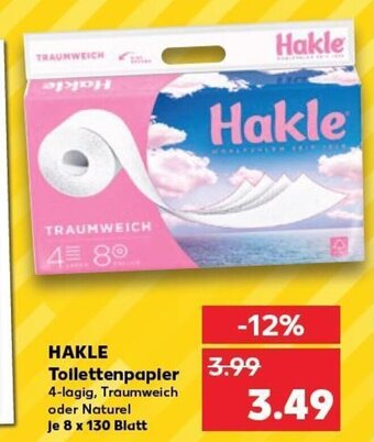 Kaufland DE Hakle Toilettenpapier tilbud