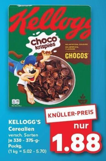 Kaufland DE Kellogg's Cerealien tilbud