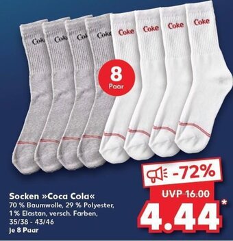 Kaufland Socken Coca Cola tilbud