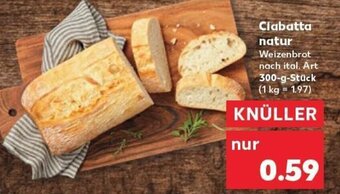 Kaufland Ciabatta Natur tilbud