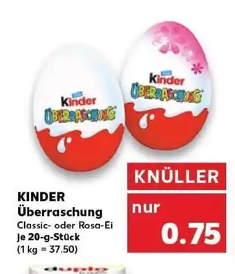 Kaufland Kinder überraschung tilbud