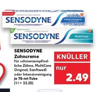 Kaufland DE Sensodyne Zahncreme tilbud