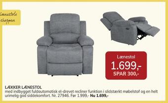 Daells Bolighus Lænestol tilbud