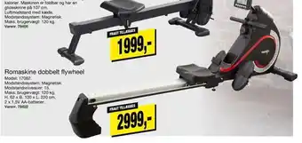 Harald Nyborg Romaskine dobbelt flywheel tilbud