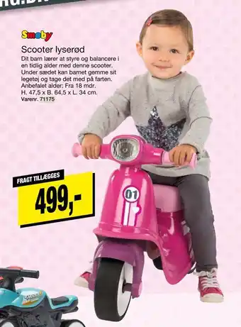 Harald Nyborg Scooter lyserød tilbud