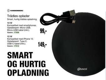 Harald Nyborg Trådløs oplader tilbud