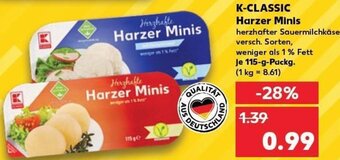 Kaufland K-Classic Harzer Minis tilbud