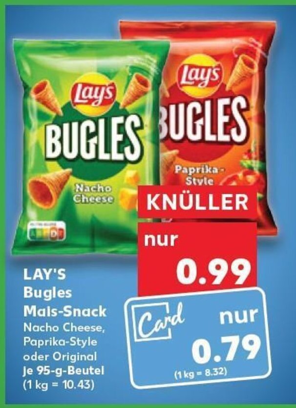 Lay's Bugles MaisSnack tilbud hos Kaufland