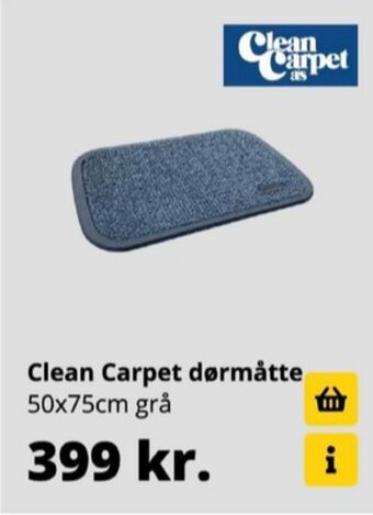 10-4 Byggecenter Clean carpet dørmåtte tilbud