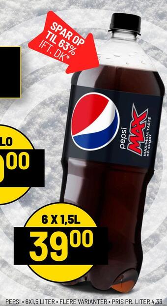 Priss Pepsi tilbud