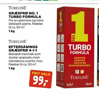 jem & fix Græsfrø no. 1 turbo formula tilbud