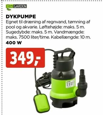 Dykpumpe