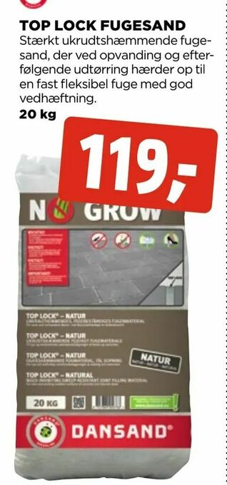 jem & fix Top lock fugesand tilbud
