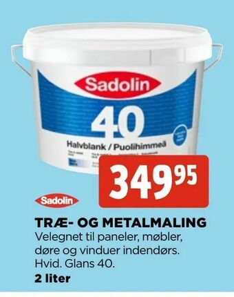 jem & fix Træ- og metalmaling tilbud