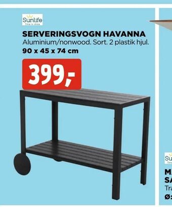 jem & fix Serveringsvogn havanna tilbud