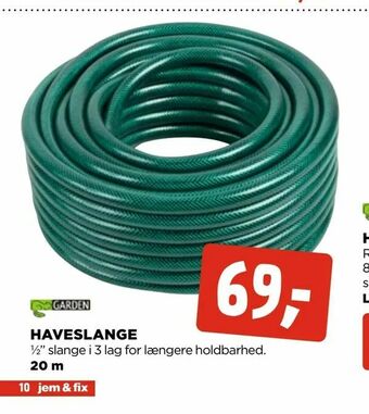 jem & fix Haveslange tilbud