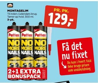 jem & fix Montagelim tilbud