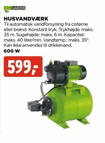jem & fix Husvandværk tilbud