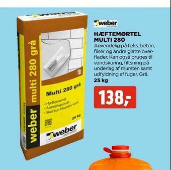 jem & fix Hæftemørtel multi 280 tilbud