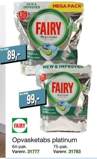 Harald Nyborg Opvasketabs Platinum tilbud