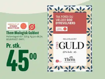 Them ost skæreost guld mellemlagret