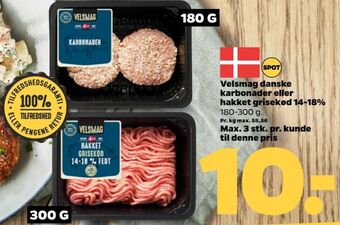 Netto Velsmag hakket grisekød tilbud