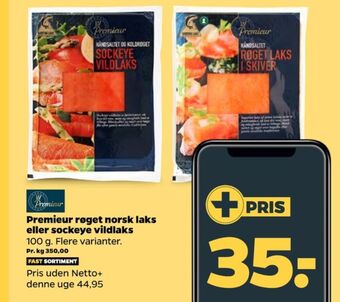 Netto Premieur laks i skiver tilbud