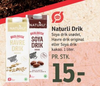 SPAR Naturli' havredrik tilbud