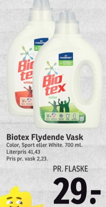 SPAR Biotex vaskemiddel-flydende tilbud
