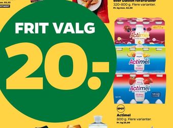 Actimel drikkeyoghurt jordbær