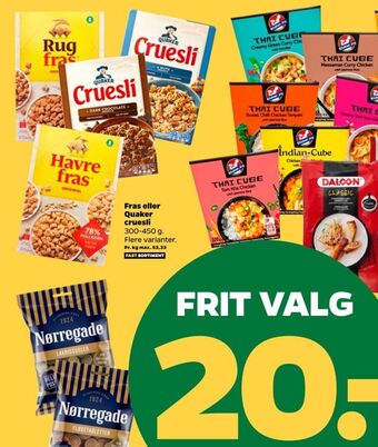 Netto Havrefras morgenmadsprodukt tilbud