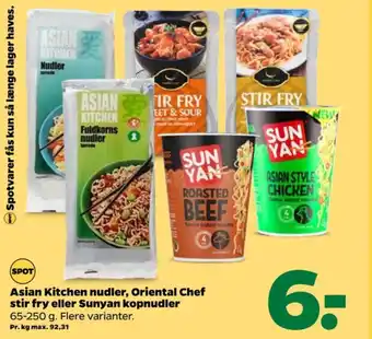 Netto Asian kitchen instant retter tilbud