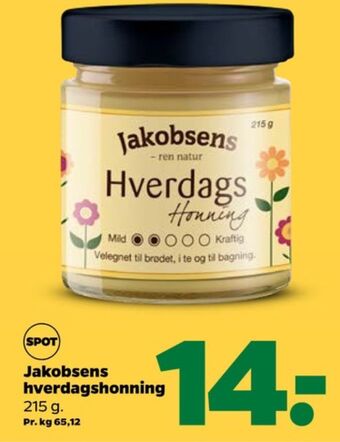 Netto Jakobsens honning tilbud