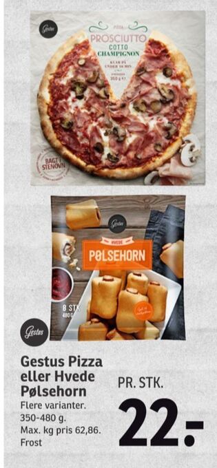 SPAR Gestus pizza tilbud