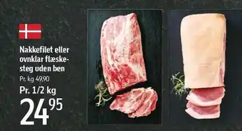 Føtex Nakkefilet el. ovnklar flæskesteg uden ben tilbud