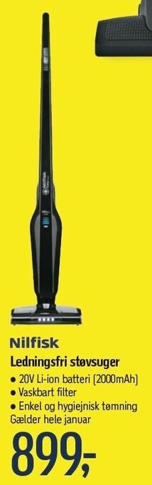 Føtex Ledningsfri støvsuger tilbud