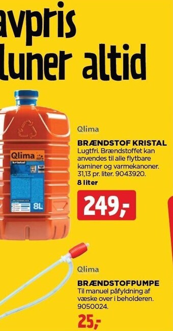 jem & fix Brændstof kristal tilbud