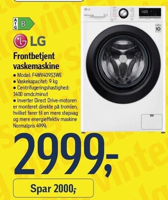 Føtex Frontbetjent vaskemaskine tilbud