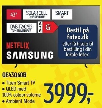 Føtex Samsung smart tv tilbud