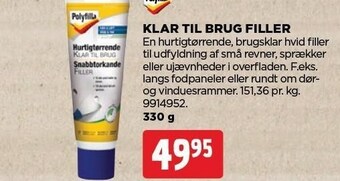 jem & fix Klar til brug filler tilbud