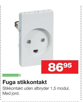 Bauhaus Fuga stikkontakt tilbud