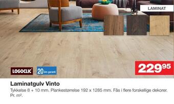 Bauhaus Laminatgulv vinto tilbud